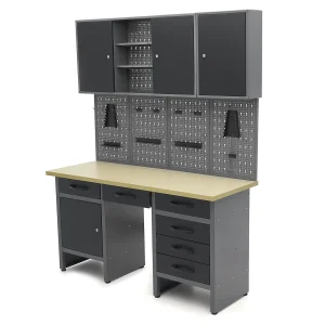 Banco de Trabajo Profesional con Cajoneras